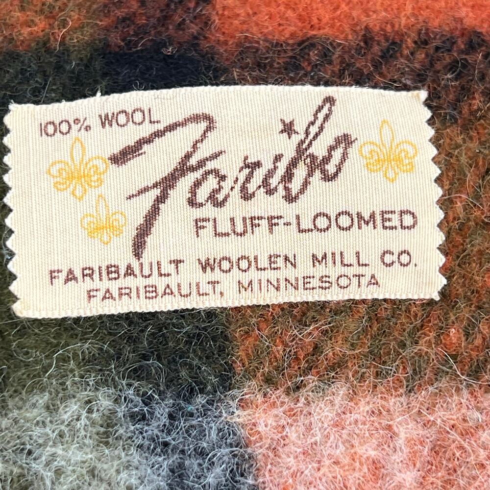 Faribo Fluff-Loomed soft plaid wool blanket - Picture 6 of 6